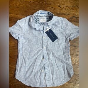 NWT boys short sleeve button down shirt Easter Nordstrom
